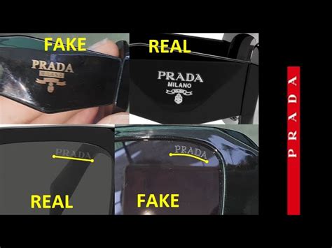 fake prada vs real glasses|authentic prada sunglasses great condition.